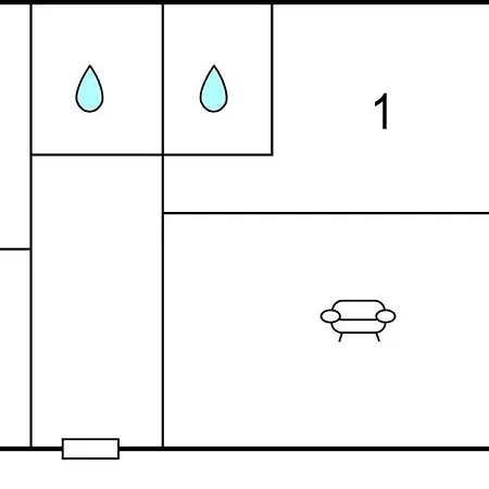 公寓 2 Bedroom Awesome In *